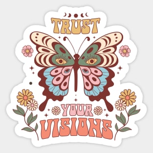 Butterflys  visions Sticker